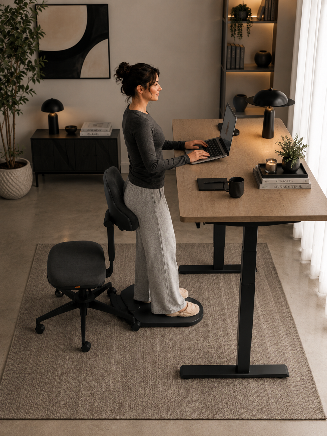Stant - Standing desk ergonomic chair